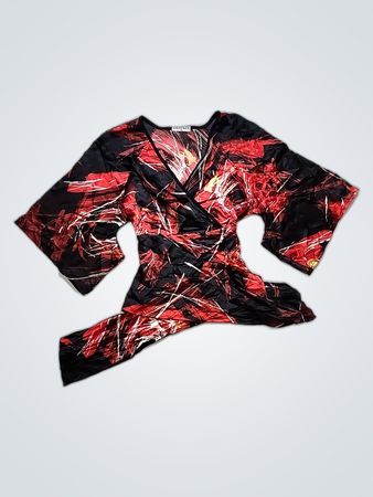 GREENCE Abstract Print Leggings