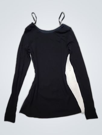 Black Long-Sleeve Top