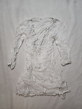 Sequined White Garment