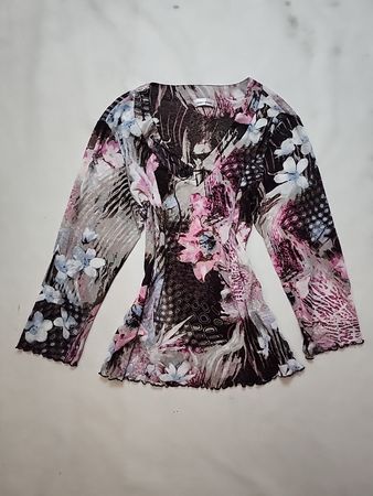Blouse with Floral Pattern