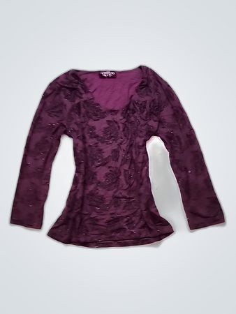 Purple Lace Top
