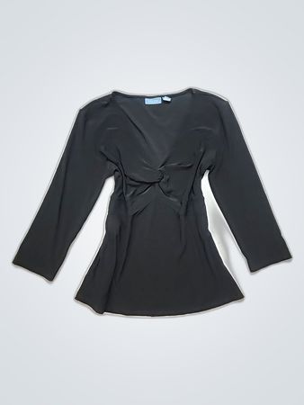 Black Long-Sleeve Top