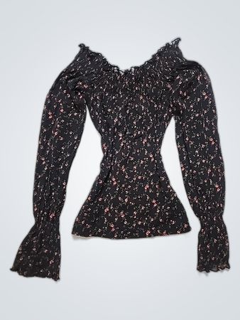 Floral Long-Sleeve Top