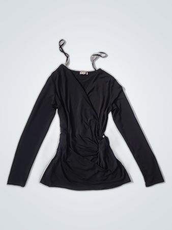 Black Maternity Top