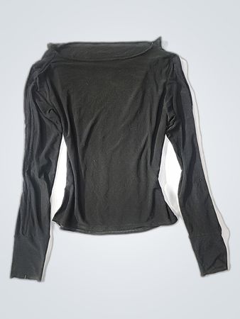 Black Long-Sleeve Top