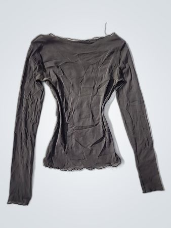 Black Long-Sleeve Top