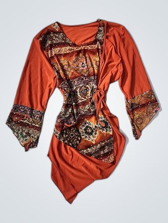 Blouse with Paisley Pattern