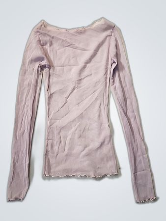 Long-sleeved Lilac Top