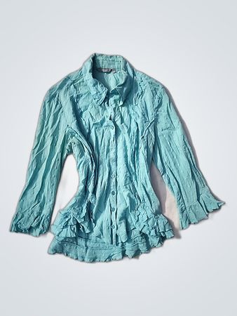 Crumpled Blue Garment