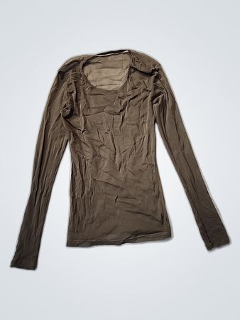 Brown Long-Sleeve Shirt