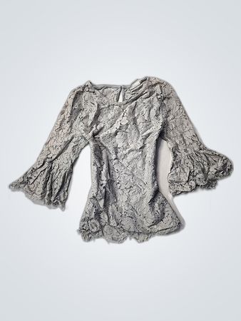 Vila Gray Lace Top