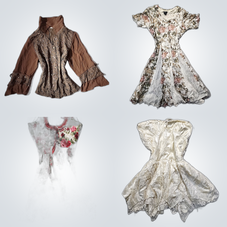 Y2K Floral Blouses Bundle