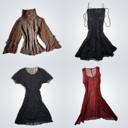 Y2K Lace Blouses Bundle