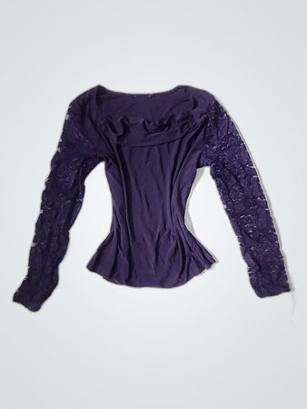 Purple Long-Sleeve Top