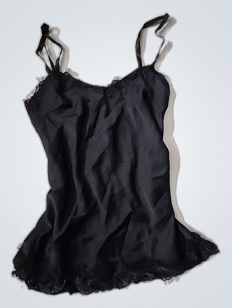 Black Lace Trim Bra