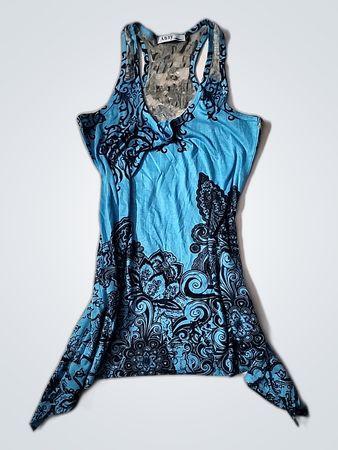 Blue Floral Dress
