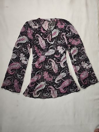 Blouse with Paisley Pattern