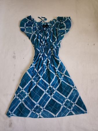 Blue Plaid Top
