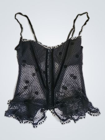 Black Lace Bra