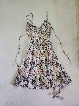 Floral Halter Neck Dress