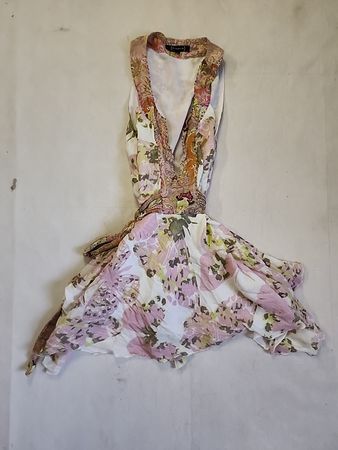 Blouse with Paisley and Floral Pattern