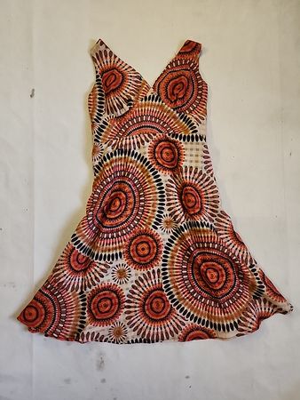 Scarf with Circular Pattern