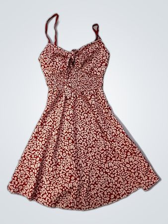 Red Floral Dress