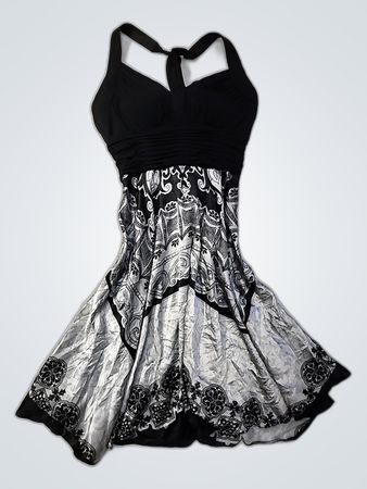 Black and White Dress