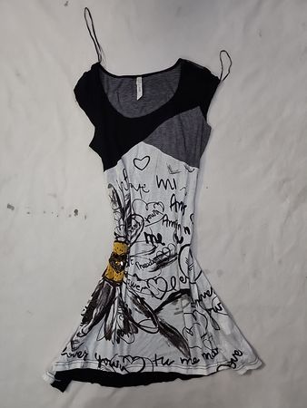 Black and White Dress