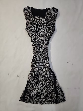 Black and White Patterned Top