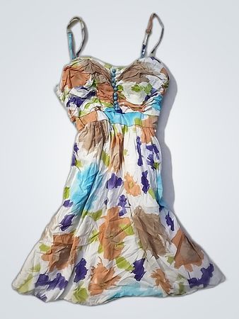 Floral Halter Neck Dress