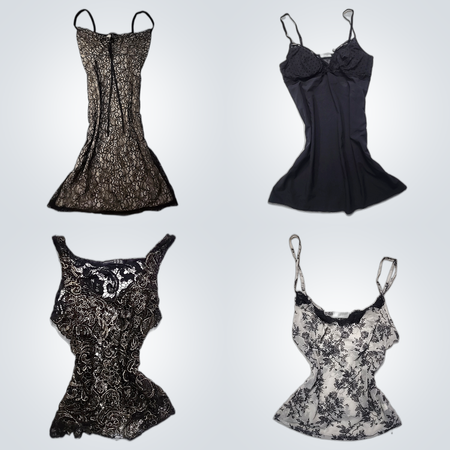 Camisetas com Renda Y2K