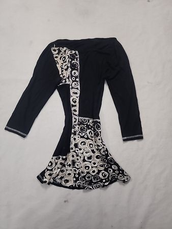 Black and White Patterned Top