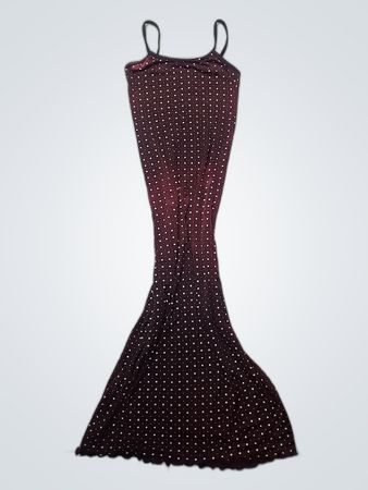 Brown Polka Dot Dress