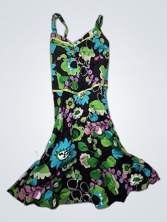 Top de bain à col halter floral