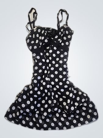 Black and White Polka Dot Dress