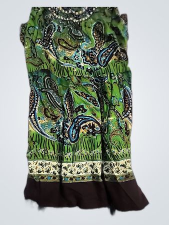 Green Paisley Dress