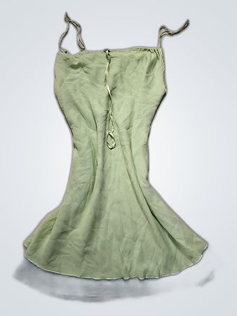 Green Halter Neck Dress