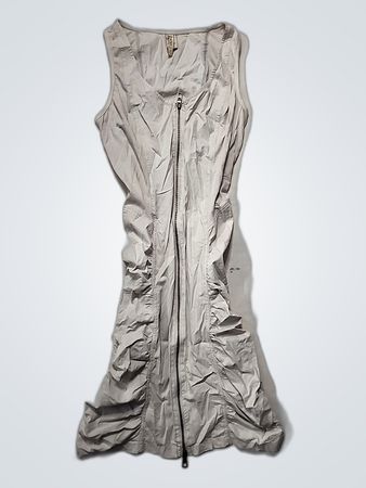 Gray Zippered Garment