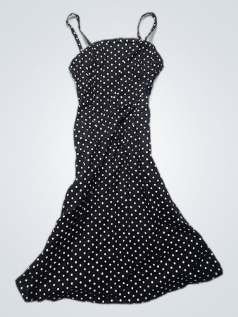 Black and White Polka Dot Dress