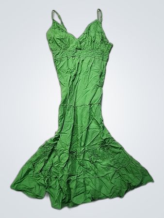 Green Lace Trim Camisole