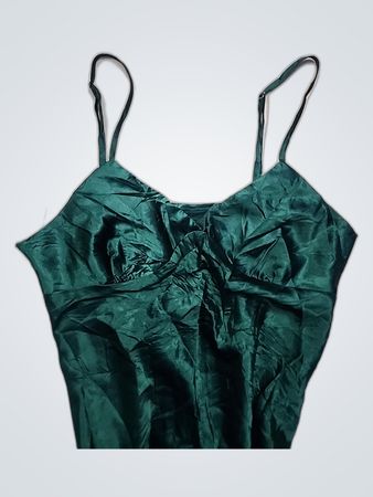Green Satin Chemise