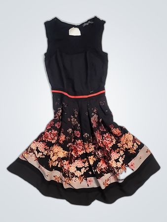 Black Floral Dress