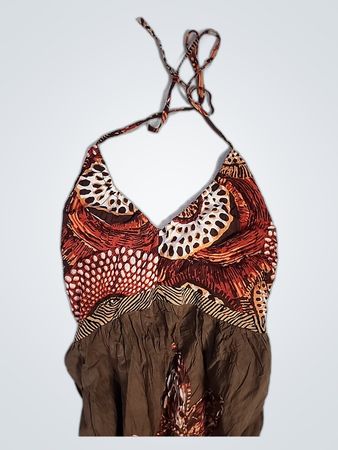 Brown Boho Dress