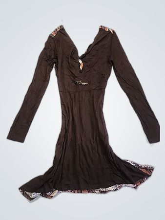 Brown Long-Sleeve Top