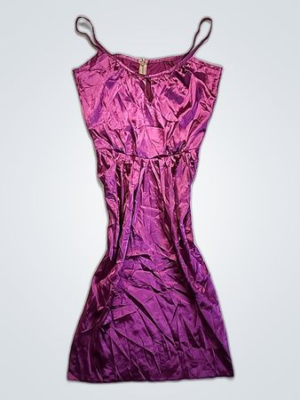 Pink Satin Corset Top