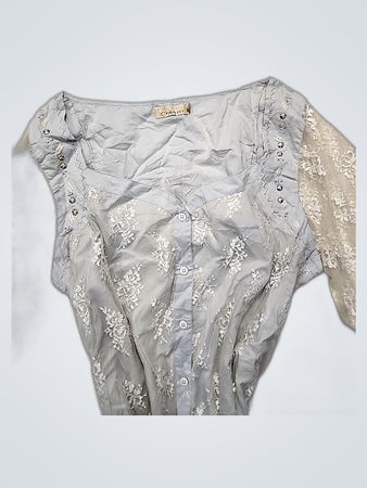 Zara Sheer Lace Blouse
