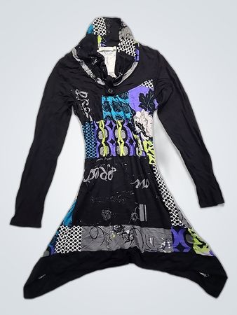 GUESS Patchwork Hooded Sweatshirt