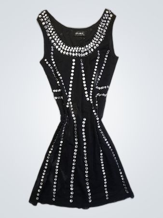 Club L Black Embellished Top