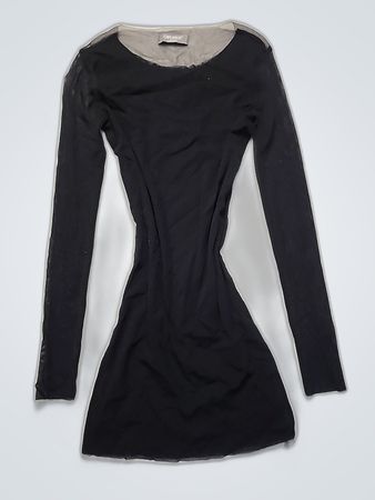 Long-Sleeve Black Top